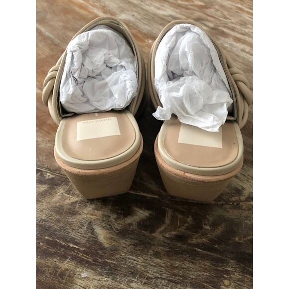 Dolce Vita Sita Mules Heel Faux Leather Off White NEW 8.5 US - Picture 6 of 11